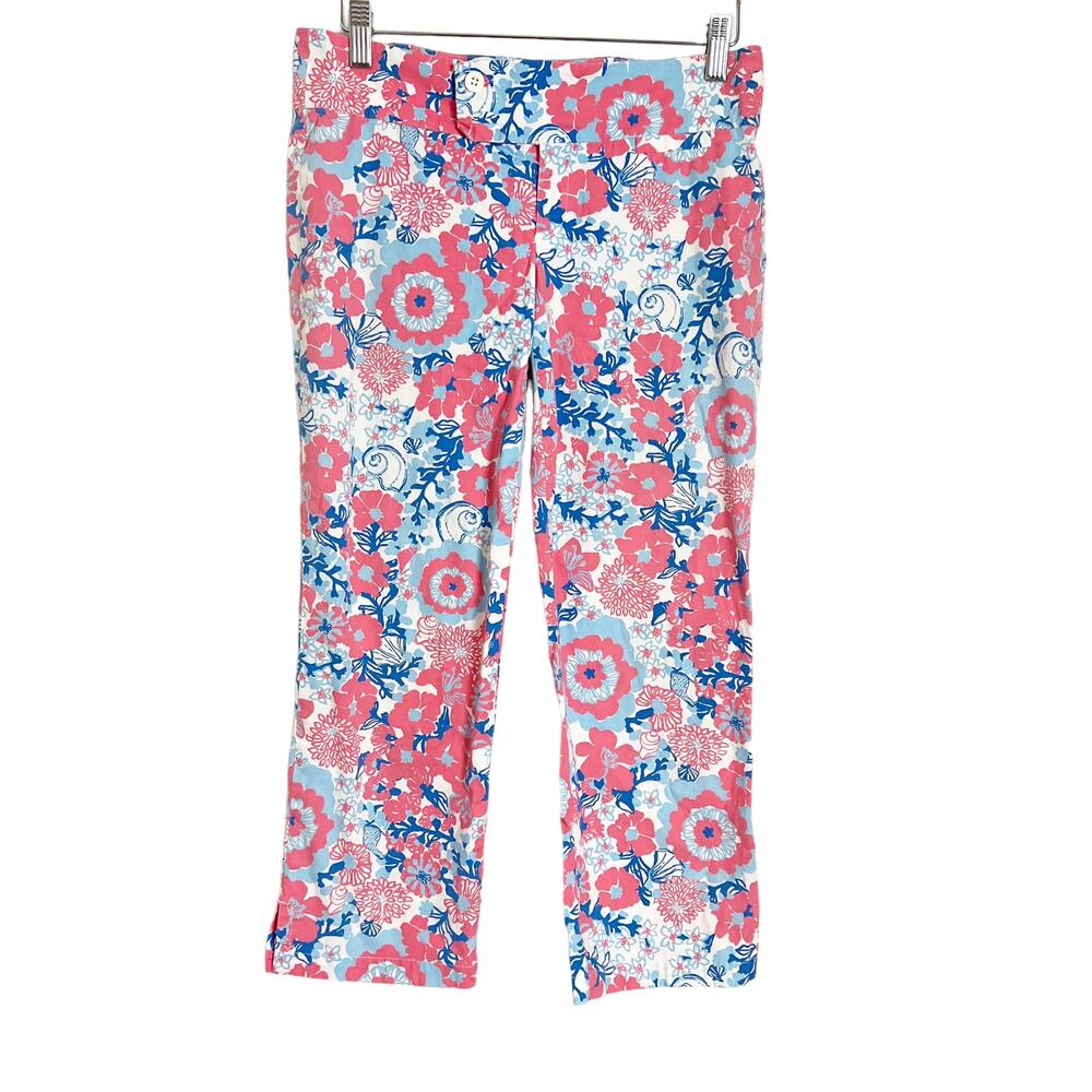 Lilly Pulitzer Palm Beach Fit Floral Pants Size 2